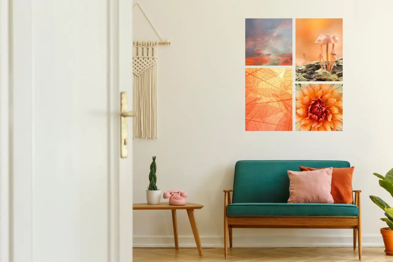 Create a Beautiful Autumn Gallery Wall with Metal Prints.