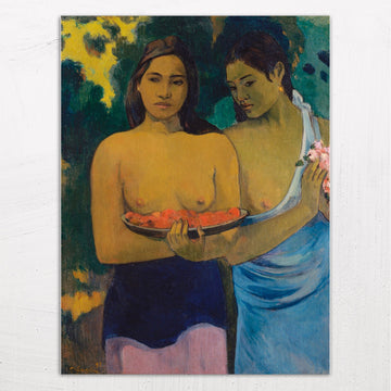 Two Tahitian Women by Paul Gauguin (1889)