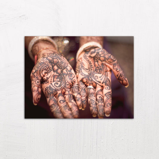 Hands with Henna Tattoos