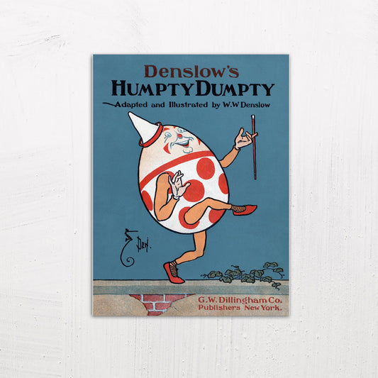 Vintage Humpty Dumpty Poster by William Wallace Denslow (1904)
