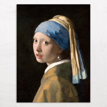 Girl with a Pearl Earring by Johannes Vermeer (1665)