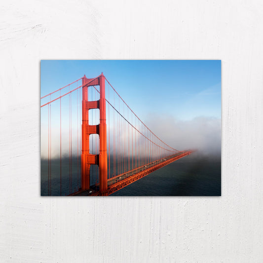 Fog over the Golden Gate Bridge, San Francisco