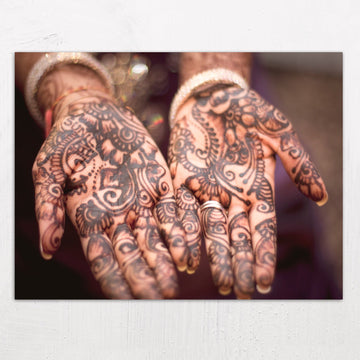 Hands with Henna Tattoos