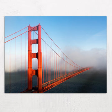 Fog over the Golden Gate Bridge, San Francisco