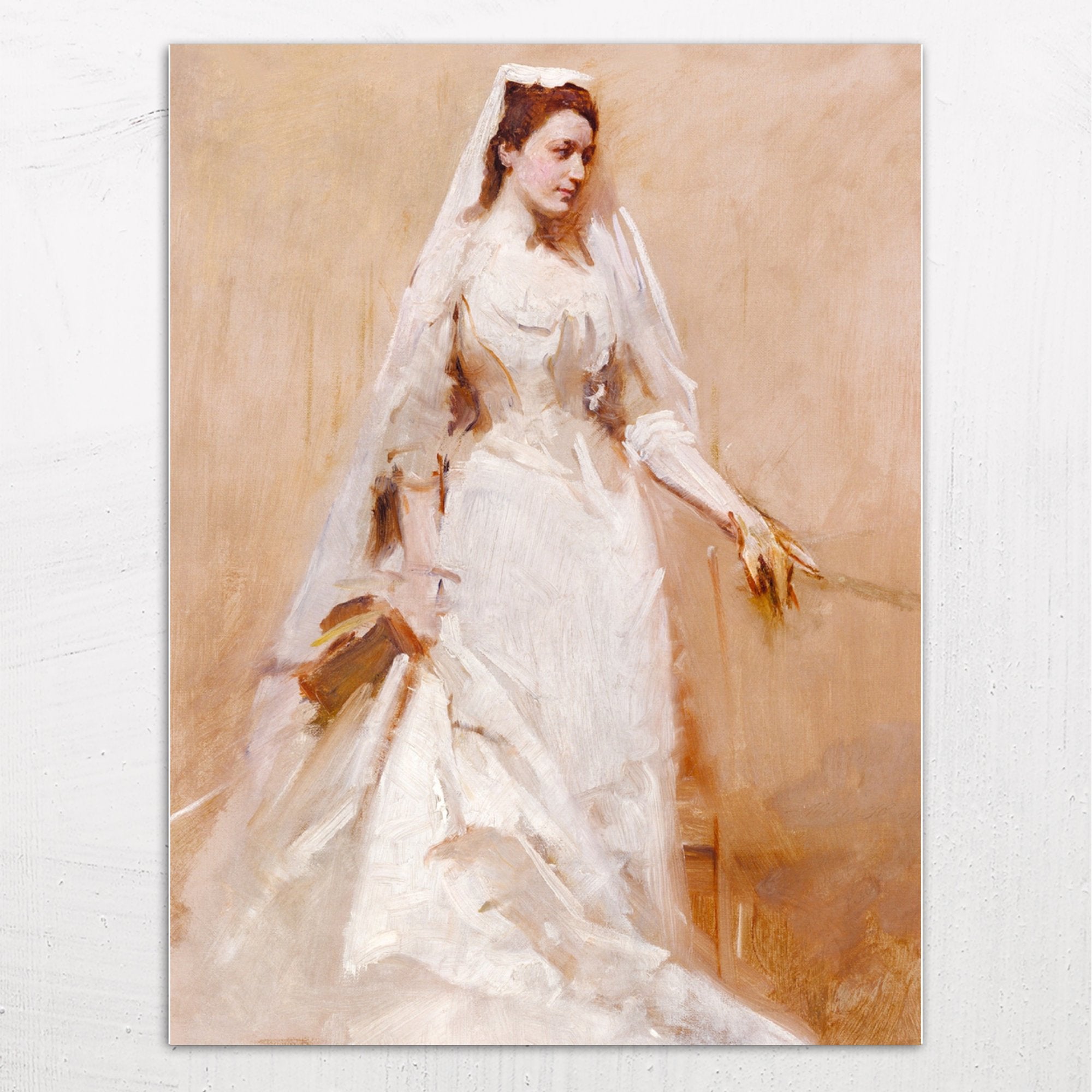 A Bride by Abbott Henderson Thayer (1895)
